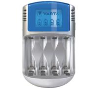 Chargeur de piles rondes NiMH avec accus Varta LCD Charger 4x5716 & 12V & USB