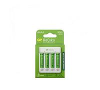 Chargeur de Piles Standard avec 4 Piles Rechargeables AAA de 850 mAh.