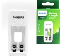 Chargeur de piles USB Philips SCB2070NB/00, blanc