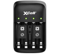Chargeur de piles - XCELL - BC-X500 - Intelligent - 1-4 piles AAA/AA - 1-2 piles 9 V
