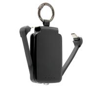 Chargeur de poche 2000 mah porte-cles type c lightning torche