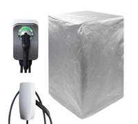 Chargeur de protection contre la pluie EV - Couvercle de protection résistant aux intempéries - Tissu de blocage UV | Manteau de protection stable pour stationnement extérieur, cour, lieux publics