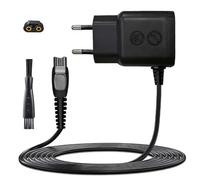 Chargeur de rasoir électrique HQ8505 15 V 0,36 A 5,4 W, compatible avec Philips 3000, 5000, 7000, 9000, HC5630 et MG575, câble de charge de 1 m (avec brosse de nettoyage)