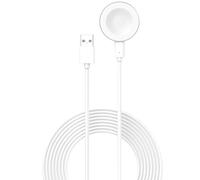 Chargeur de rechange compatible avec Huawei Watch GT Runner 2/GT6 Pro/GT5/Fit4, câble de charge avec boîtier en métal (amovible, blanc)