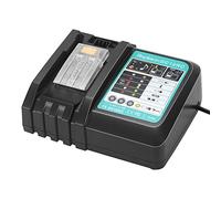 Chargeur de rechange DC18RA DC18RC 3 A 14,4 V ~ 18 V Chargeur rapide pour Makita 14,4 V ~ 18 V BL1860 BL1850 BL1840 BL1830 et batteries d'outils Makita DC18RA DC18RC DC18RD DC18RF