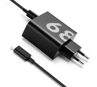 Chargeur de rechange pour Motorola 68 W TurboPower GaN - Chargeur 68 W pour Motorola Edge Serie, Moto G Serie, ThinkPhone et appareils USB-C (câble de charge 6,5 A 1 m)