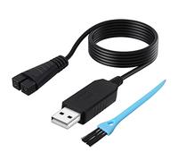 Chargeur de rechange pour rasoir Panasonic ER-GB42-K, câble de charge pour tondeuse à barbe, avec brosse de nettoyage