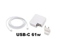 Chargeur de remplacement 61w usb-c pour macbook pro (2016-2017) avec câble usb-c