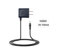 Chargeur De Remplacement 8 V 100 MA HQ840 For Rasoir, Compatible Avec Philips, Norelco, Multigroom 3000, MG3750/50, MG3750/10, MG3750/60 Et MG3760.(US Charger)
