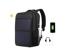 Chargeur de Sac à Dos Solaire, Sac à Dos D'énergie Solaire Ergonomique étanche 5 V avec Port de USB, Protection de Circuit Intelligente, Alimentation de Voyage pour Sports de
