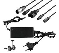 Chargeur de scooter électrique 42 V 2 A avec 6 ports pour batterie au lithium 36 V, bloc d'alimentation compatible avec Xiaomi M365 Ninebot Segway Hoverboard, chargeur de batterie avec indicateur LED