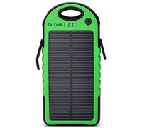 Chargeur de secours - Dr. Cnek- portable solaire 5000 mah/power bank batterie externe double port usb iphone android mp4 psp ipad