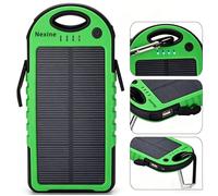 Chargeur de secours - FAMICAM - portable solaire 5000 mah/power bank batterie externe double port usb iphone android mp4 psp ipad
