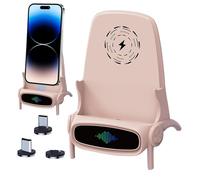 Chargeur De Support De Téléphone Sans Fil - 1 Support De Bureau, Fonction Bien Pensée, Station De Charge Rapide | Station D'accueil Cellulaire Compatible Pour La Plupart Des Téléphones, Accessoires De