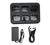 Chargeur de talkie-walkie 6 voies, charge rapide, compatible avec GP328, GP338, GP340, PTX760, PTX700, MTX900, 500 mA, AC 100-240 V, prise UE