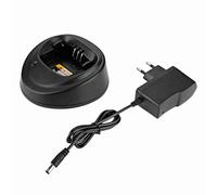 Chargeur de Talkie Walkie, Adaptateur Secteur 12V Compatible avec la Plupart des Talkie-walkie pour DP1400 / DEP450 / EP450 / GP3188 / GP368 / GP3688 etc(EU)