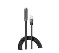 Chargeur de téléphone 2 en 1, support invisible, chargeur de téléphone latéral de type C, 240 W/65 W, cordon de charge super rapide avec support de téléphone intégré pour smartphones, tablettes