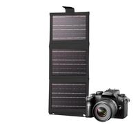 Chargeur de téléphone à panneau solaire - Chargeur de cellules solaires portable pliable, conversion de la lumière du soleil à haute efficacité, conception légère et durable | Banque de puissance de t