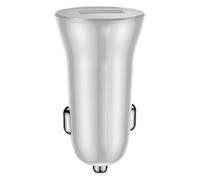 Chargeur De Téléphone De Voiture - Conception De Type C De 1,14 Pouces, Sortie 5 V 2,4 A, Construction en D'aluminium PC, Portable Compact | Adaptateur De Charge Rapide pour Véhicules, pour Té