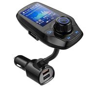 Chargeur De Téléphone De Voiture Mains Libres, Grand Écran Couleur T26d, Bluetooth, Lecteur De Musique Mp3, Qc3.0, Charge Rapide