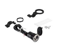 Chargeur de téléphone Moto 12-24V avec Interrupteur Charge Rapide Chargeur Voiture 12V Prise Port d'alimentation