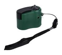 Chargeur de Téléphone Portable USB à Manivelle avec Indicateur Lumineux LED pour Alimentation de Secours, adapté à la Randonnée en Plein Air et aux Téléphones Portables (Green)