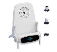 Chargeur de téléphone pour chaise : station de charge sans fil, support de téléphone réglable, qualité de construction durable | Solution de charge organisée pour le travail Transmission de pot vidéo