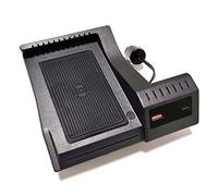 Chargeur de téléphone sans Fil QI 15 W pour Voiture Mercedes-Benz W205 AMG C43 C63 GLC 43 GLC 63 X253 C300 Classe C GLC (pour Classe C W205/Noir)