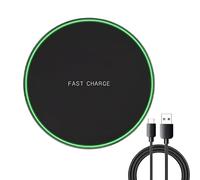 Chargeur De Téléphone sans Fil - Tampon De Charge sans Fil Rapide avec Lumière | Chargeur sans Fill Portable Fine Charge Rapide, Chargeurs sans Maximum 15W pour Voyager