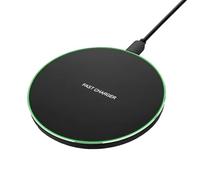 Chargeur De Téléphone sans Fil - Tampon De Charge sans Fil Rapide avec Lumière | Chargeur sans Fill Portable Fine Charge Rapide, Chargeurs sans Maximum 15W pour Voyager