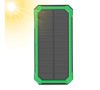 Chargeur de téléphone solaire | 10 000 mAh étanche de survie - Chargeur de téléphone sans fil, batterie solaire, pour camping, randonnée, voyage, pêche, randonnée, festival, musique, smartphone