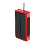 Chargeur De Téléphone Solaire - Dispositif De Charge Mobile Imperméable | Banque d'alimentation sans Fil | Alimentation D'énergie Solaire Résistante Aux Chutes pour Les Randonnées en Camping Trips