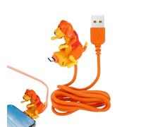 Chargeur De Téléphone USB C - Cordon De Charge Rapide pour Chien Mignon 35 G, Câble De Protection De Batterie De Type C, Adaptateur d'alimentation Mobile Au Design pour Animal De Compagnie | S