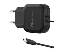 Chargeur de téléphones portables - QOLTEC - 50189 - USB 2.0 - Noir - Inclus