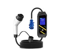 Chargeur de Type 2 pour Véhicules Électriques, 7 KW, 32 A, Monophasé, avec Câble de Charge Rapide Portable, Application Wi-Fi et Contrôle