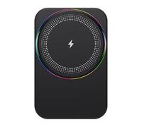 Chargeur De Véhicule Sans Fil - Support De Téléphone Magnétique, Support De Voiture Rotatif À 360° | Alimentation Rapide Compatible Qi, Montage Stable Sur Tableau De Bord, Voyage Sur Route, Accessoire