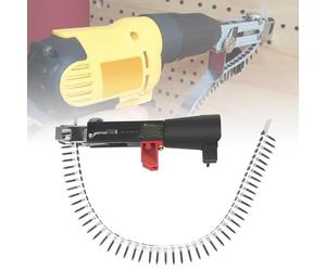 Chargeur de vis pour perceuse, chaîne cloison sèche | Adaptateur de Tournevis, pour Plaques de Plâtre, Compatible Pistolet à Clous, Alimentation Automatique