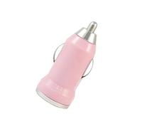 Chargeur de Voiture 12-24V Rose Port USB Adaptateur de Chargeur de Voiture Prend en Charge