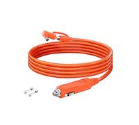 Chargeur de voiture 12 V/24 V 14 AWG, 2 m 15 A DC 8 mm avec prise DC7909 + DC8020 compatible avec Jackery, BLUETTI, Anker, GRECELL, GZ Yeti, Westinghouse Power Station