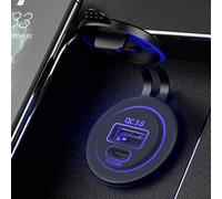 Chargeur de voiture 12 V PD USB C 45 W avec technologie de charge rapide QC 3 0 pour téléphones et ordinateurs portables compatible avec les derniers appareils