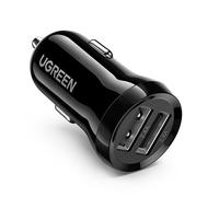 Chargeur de voiture 2x USB 24W 4.8A noir