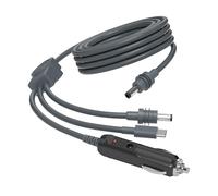 Chargeur de voiture 3 en 1 avec USB C vers DC, 3 m, 100 W, type C/D-C/chargeur de voiture vers DC, câble d'alimentation multiports, pour Starlink Mini