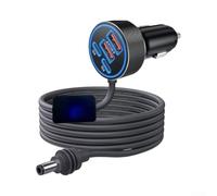 Chargeur de voiture 30,4 V 2 A Affichage numérique étanche en aluminium Prise de charge de voiture 30,4 V pour charge rapide Robuste Étanche Voiture pour chargeur 30,4 V pour extérieur Camping 30,4 V