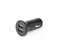 Chargeur de Voiture 4.8 A 2 sorties USB-A Noir