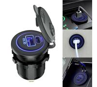 Chargeur de voiture 45 W 12 V PD USB C avec QC 3 0 Charge rapide pour smartphones et ordinateurs portables Compatible avec les derniers appareils PD