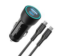 Chargeur de voiture 63 W, chargeur de voiture USB C 45 W Samsung Chargeur super rapide 2.0 PPS 45 W Compatible avec Samsung Galaxy S23/S23+/S23 Ultra, iPhone 15/14/13, Pixel 7, iPad, tablette,