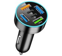 Chargeur de voiture 66 W avec port USB A et USB A standard pour plusieurs appareils à charge rapide