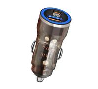 Chargeur de Voiture à Chargement Rapide - PD PD 30W PLIGNE DE Charge du Port-Port | Adaptateur de Charge de Voiture Compact et Universel, Chargeur Automatique à Grande Vitesse pour Smartphones, cames