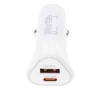 Chargeur de voiture à double sortie 38 W - Adaptateur de voiture à charge rapide - Simple à utiliser pour smartphones et tablettes - Adaptateur USB haute puissance