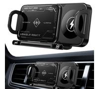 Chargeur de voiture à serrage automatique, support de téléphone portable, support de navigation rotatif intelligent pour tablette, téléphone portable pliable, téléphone portable à écran droit